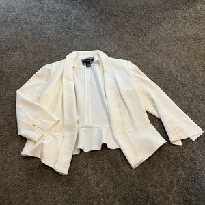 White black women’s dress jacket